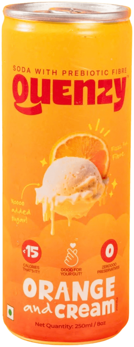 Orange-Cream Prebiotic Soda